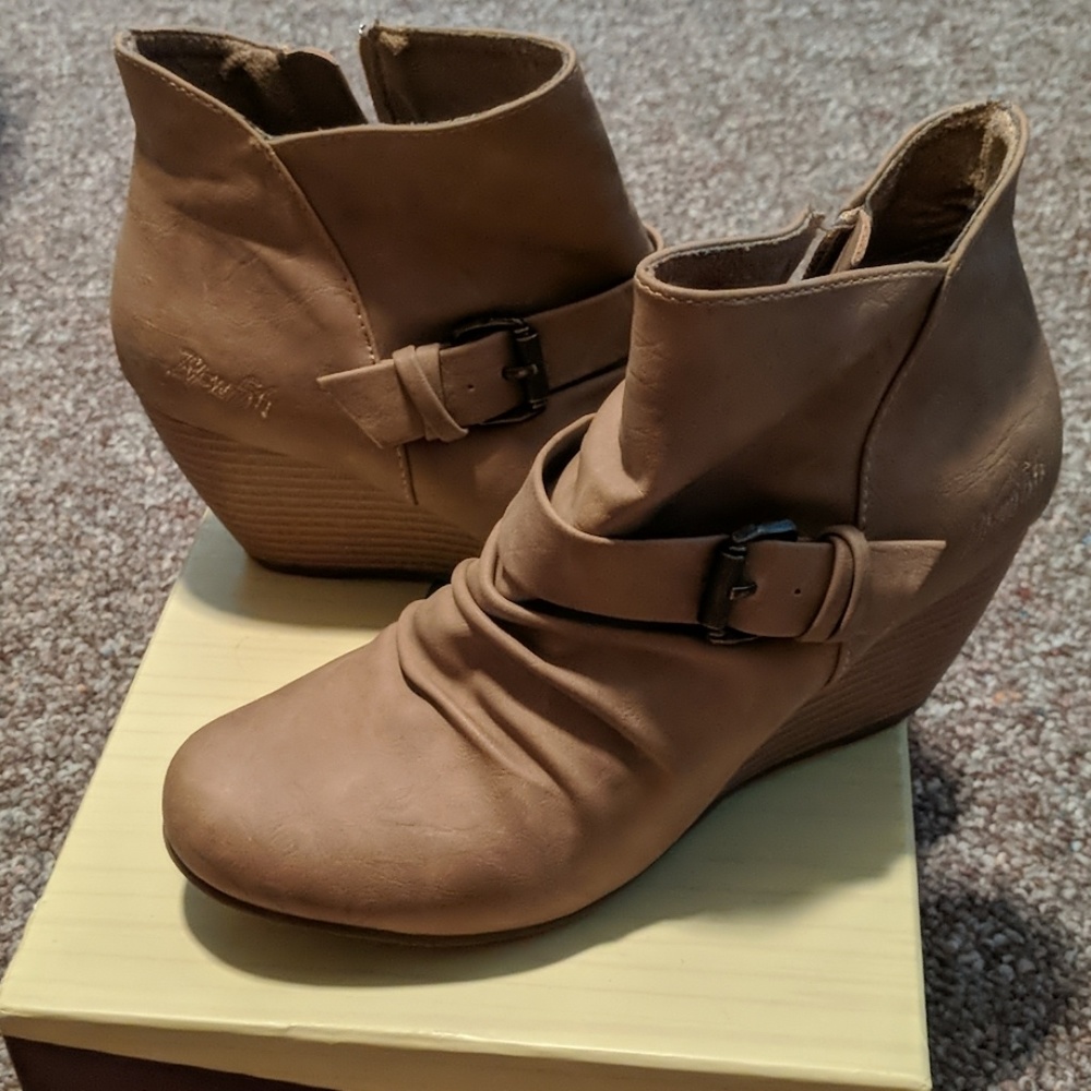 Blowfish Wedge Ankle Boots
